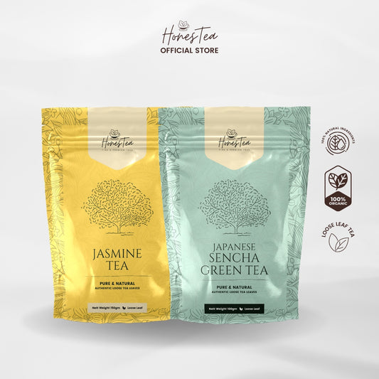 Japanese Sencha and Jasmine Tea Medley Pack