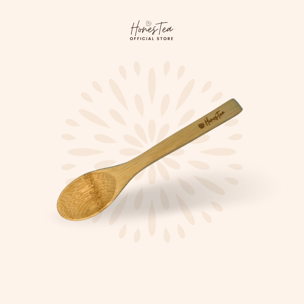 Sustainable & Re-usable Stirring Bamboo Spoon. Conscious choice to reduce waste and protect the planet.